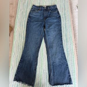 Pacific Sunwear Blue Flare Wide Leg Jeans
